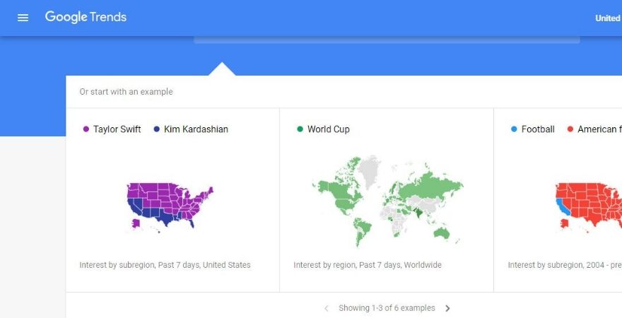 use google trends to find products